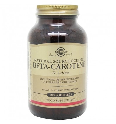 Solgar Beta Caroteno Oceánico 180 Perlas - Image 1