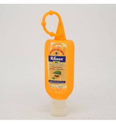 Higeen Gel Limpieza de Manos Papaya 50ml - Image 1