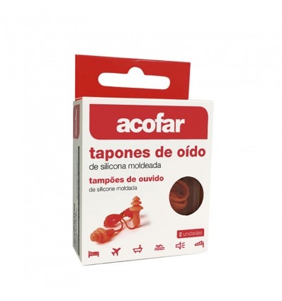 Acofar Tapones Oido Silicona Cordon - Image 1