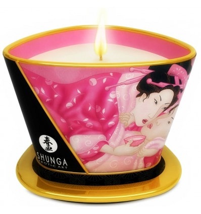 Shunga Vela Masaje Rosas Afrodisíacas 170ml - Image 1