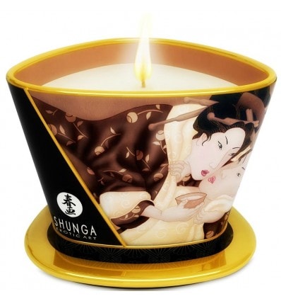 Shunga Vela Masaje Chocolate 170ml - Image 1
