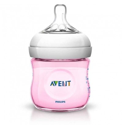 Avent Natural Biberon 125 ml Rosa - Image 1