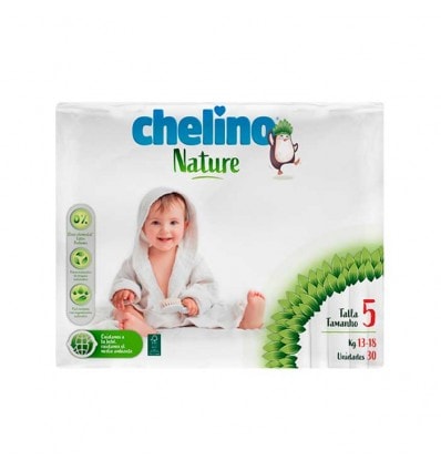 Chelino Nature Talla 5 13-18 kg 30 Unidades - Image 1