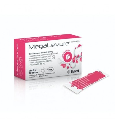 Megalevure Probiótico Fresa 10 Sobres - Image 1