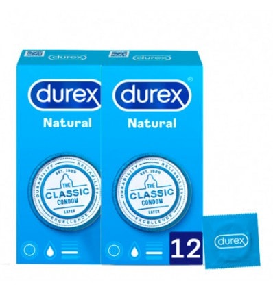 Durex Preservativos Natural 12 +12 Unidades Duplo - Image 1