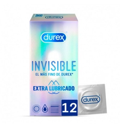 Durex Preservativos Invisible Lubricado 12 unidades - Image 1