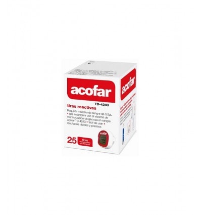 Acofar Tiras de Glucosa 25 Unidades - Image 1