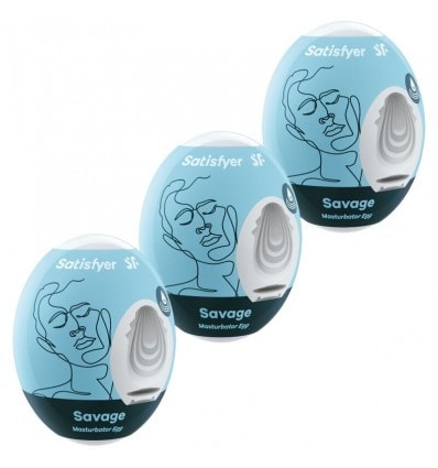 Satisfyer Huevo Masturbador Savage Pack Tres - Image 1