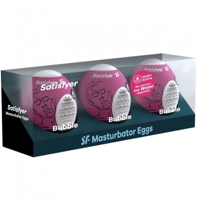 Satisfyer Huevo Masturbador Bubble Pack Tres - Image 1