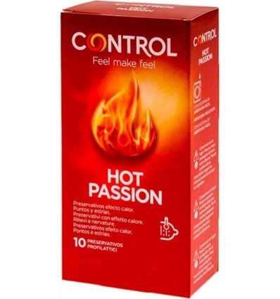Control Preservativos Hot Passion 10 unidades - Image 1