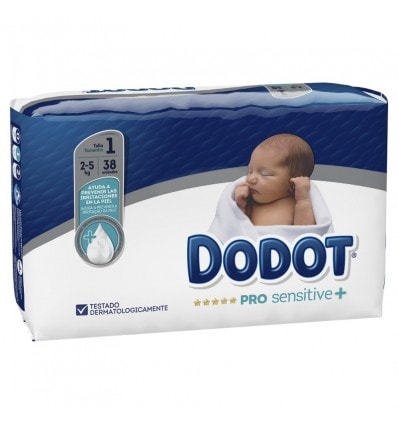 Dodot Prosensitive Talla 1 2-5 Kg 38 Unidades - Image 1