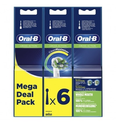 Recambios Oral B Crossaction 2+2+2 Pack Ahorro - Image 1