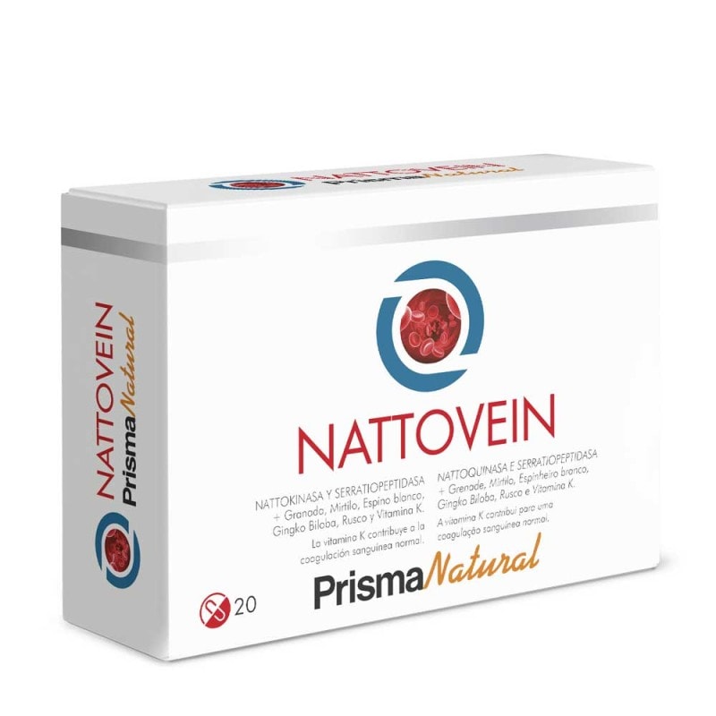 Prisma Natural Nattovein 20 Cápsulas - Image 1