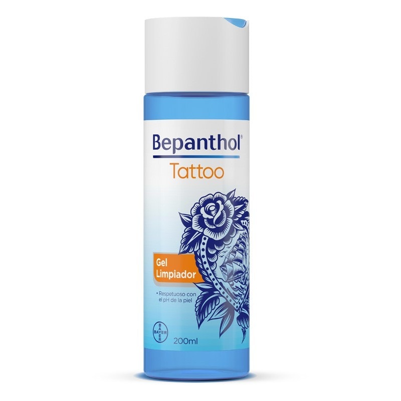 Bepanthol Tattoo Gel Limpiador 200ml - Image 1