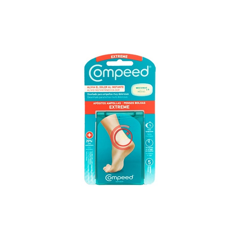 Compeed Ampollas Extreme Medianas 5 Apósitos - Image 1