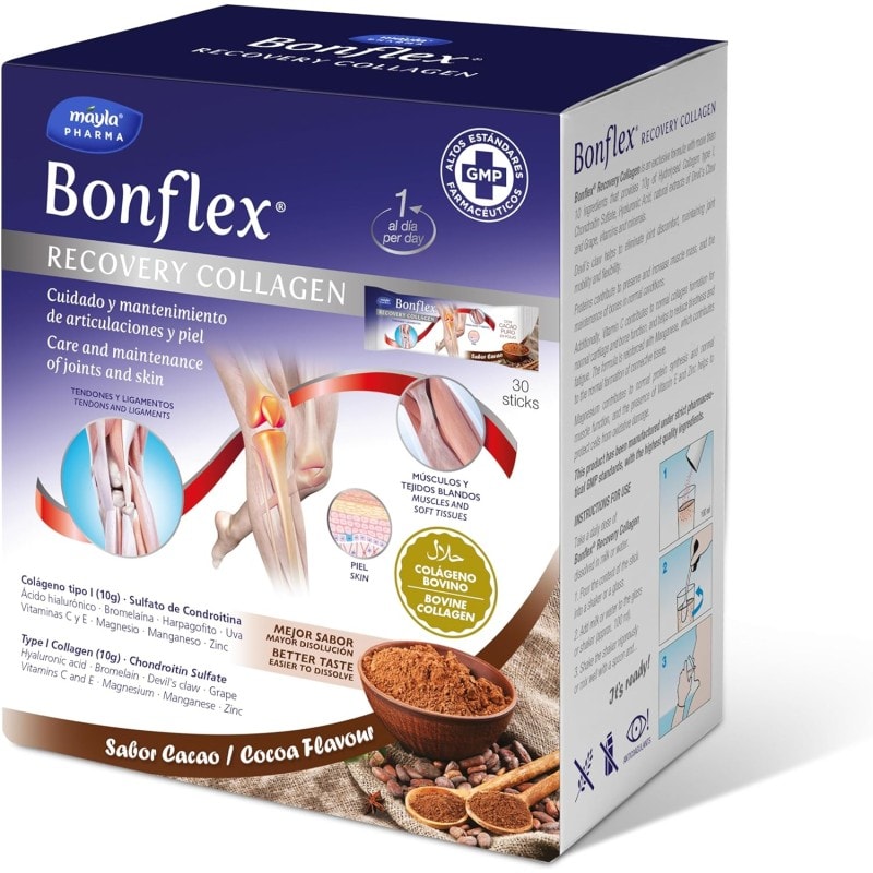 Bonflex Recovery Collagen Cacao 30 Sticks - Image 1