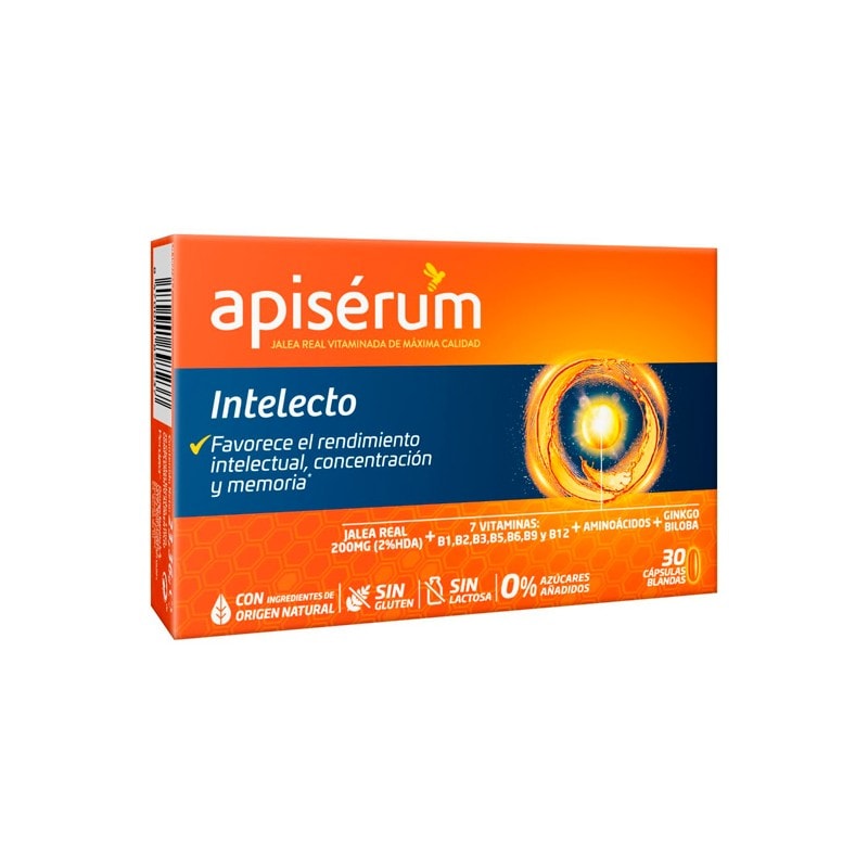 Apisérum Intelecto Jalea Real 30 Cápsulas - Image 1