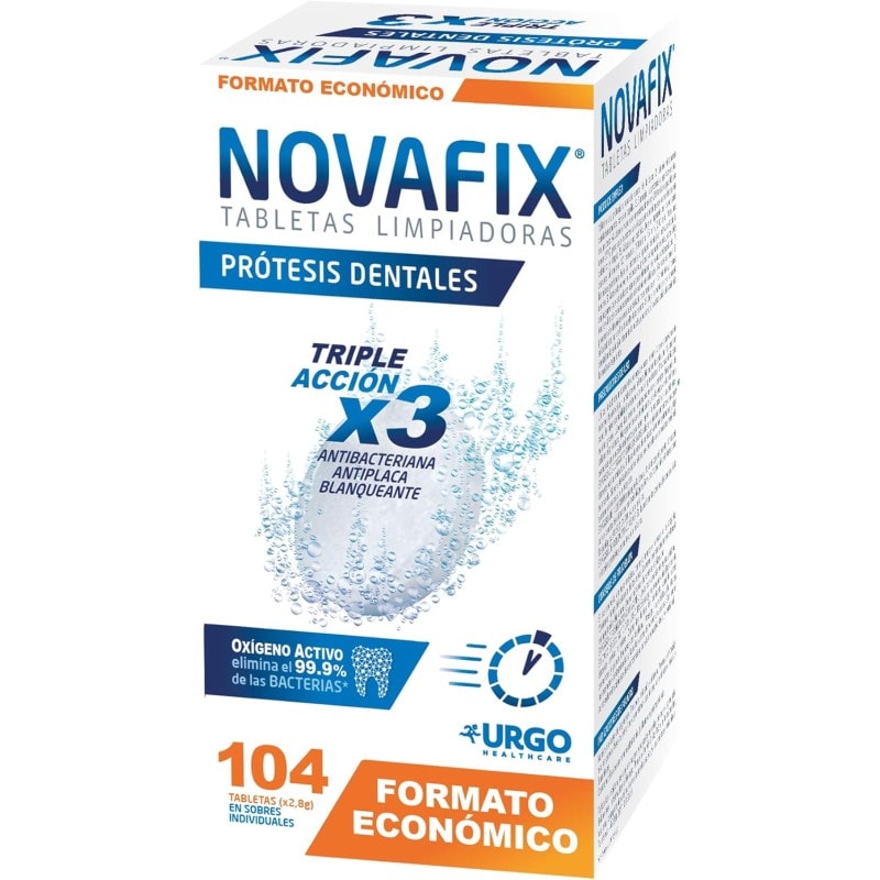 Novafix Tabletas Limpiadoras 104 Tabletas - Image 1