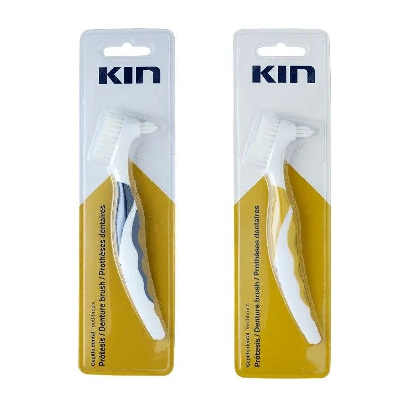 Kin Cepillo Dental Limpieza Prótesis 1 unidad - Image 1