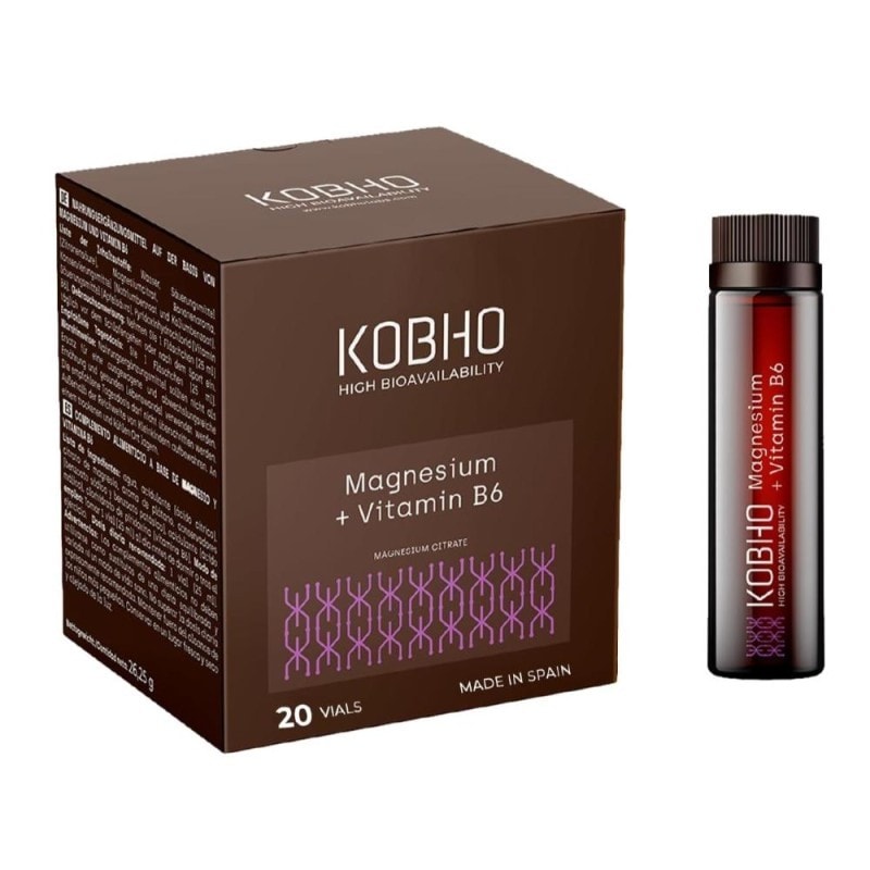 Kobho Magnesio + Vitamina B6 20 Viales - Image 1