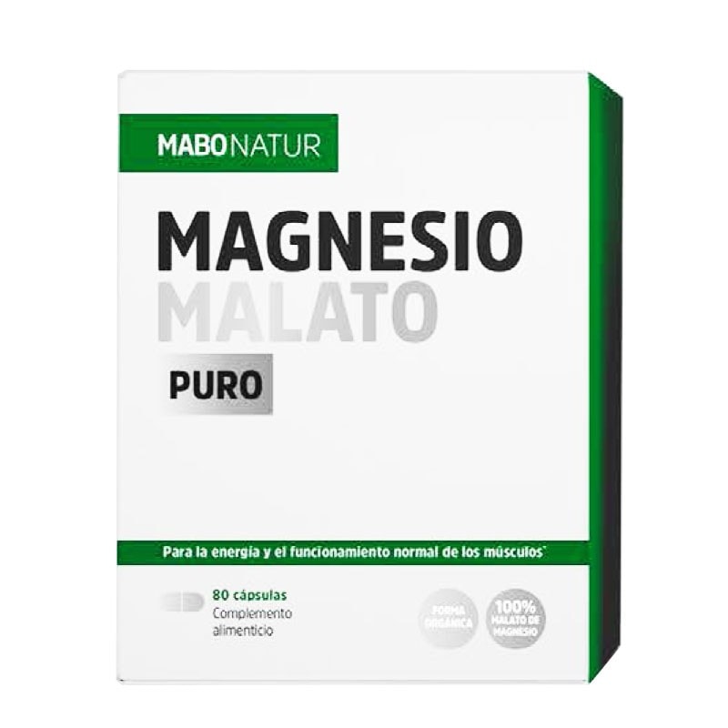 Mabonatur Magnesio Malato Puro 80 Cápsulas - Image 1