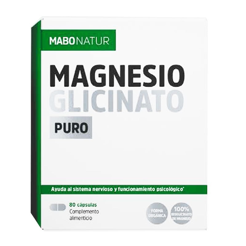 Mabonatur Magnesio Glicinato Puro 80 Cápsulas - Image 1