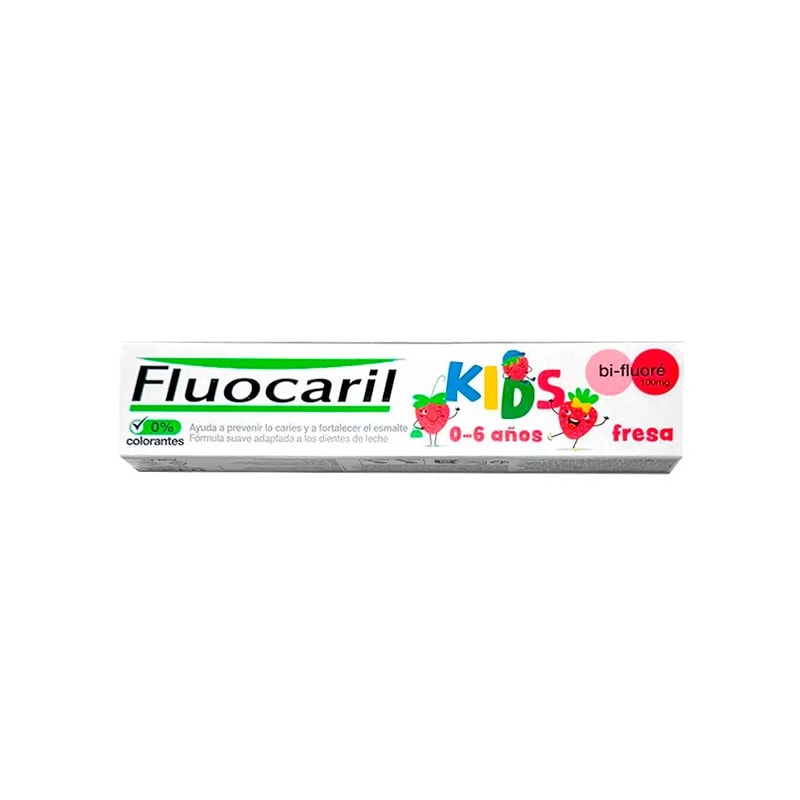 Fluocaril Kids Pasta Dental Sabor Fresa 75 ml - Image 1