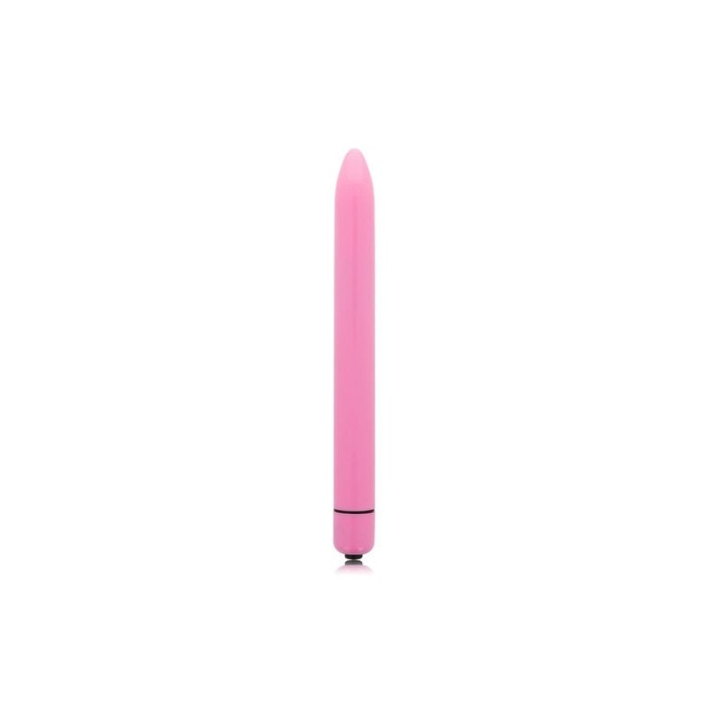 Glossy Slim Vibrador Rosa Intenso - Image 1