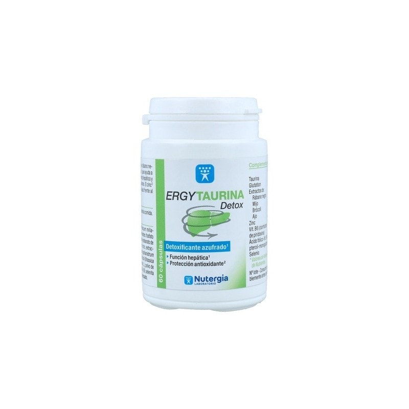 Nutergia Ergytaurina Detox 60 cápsulas - Image 1