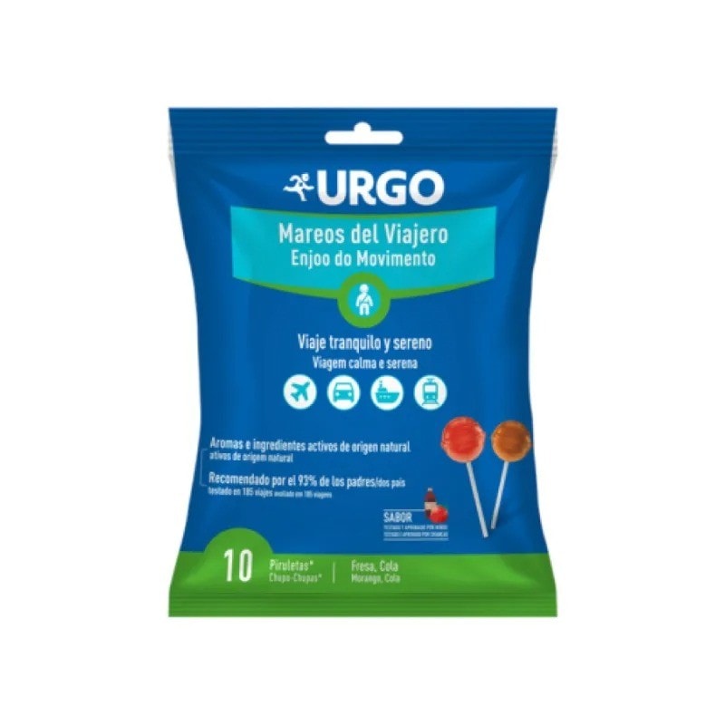Urgo Mareos del Viajero 10 piruletas - Image 1