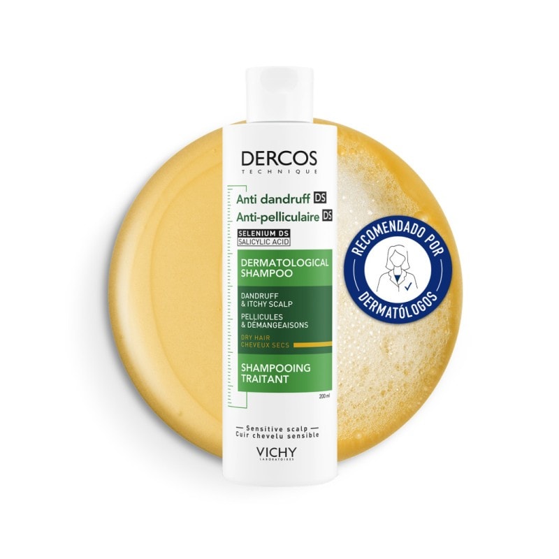 Dercos Anticaspa Champú Cabello Seco 200ml - Image 1