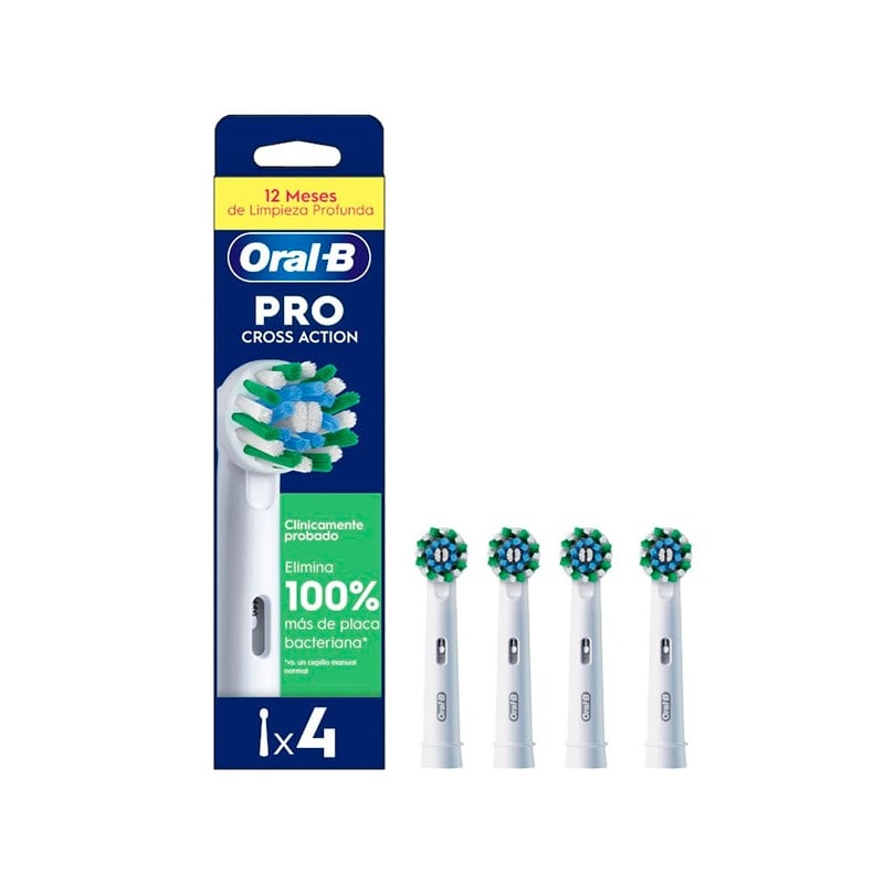Recambios Oral B CrossAction 4 Unidades - Image 1