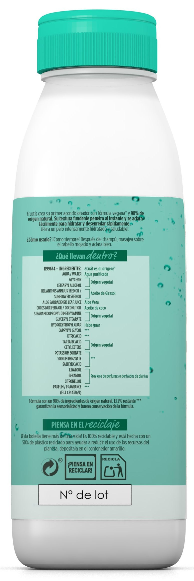 Garnier
Fructis Hair Food Aloe Vera Acondicionador Hidratante - Image 1