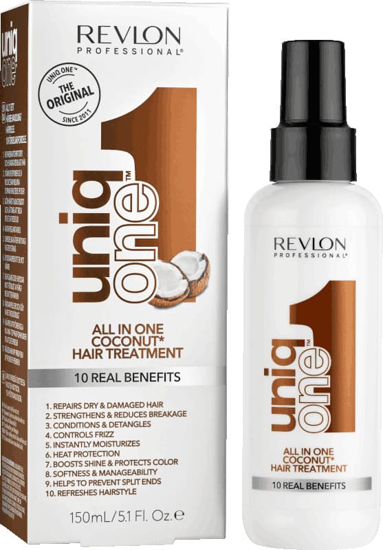 Revlon Profesional
Uniq One Hair Treatment Coco Nueva Fórmula Vegana