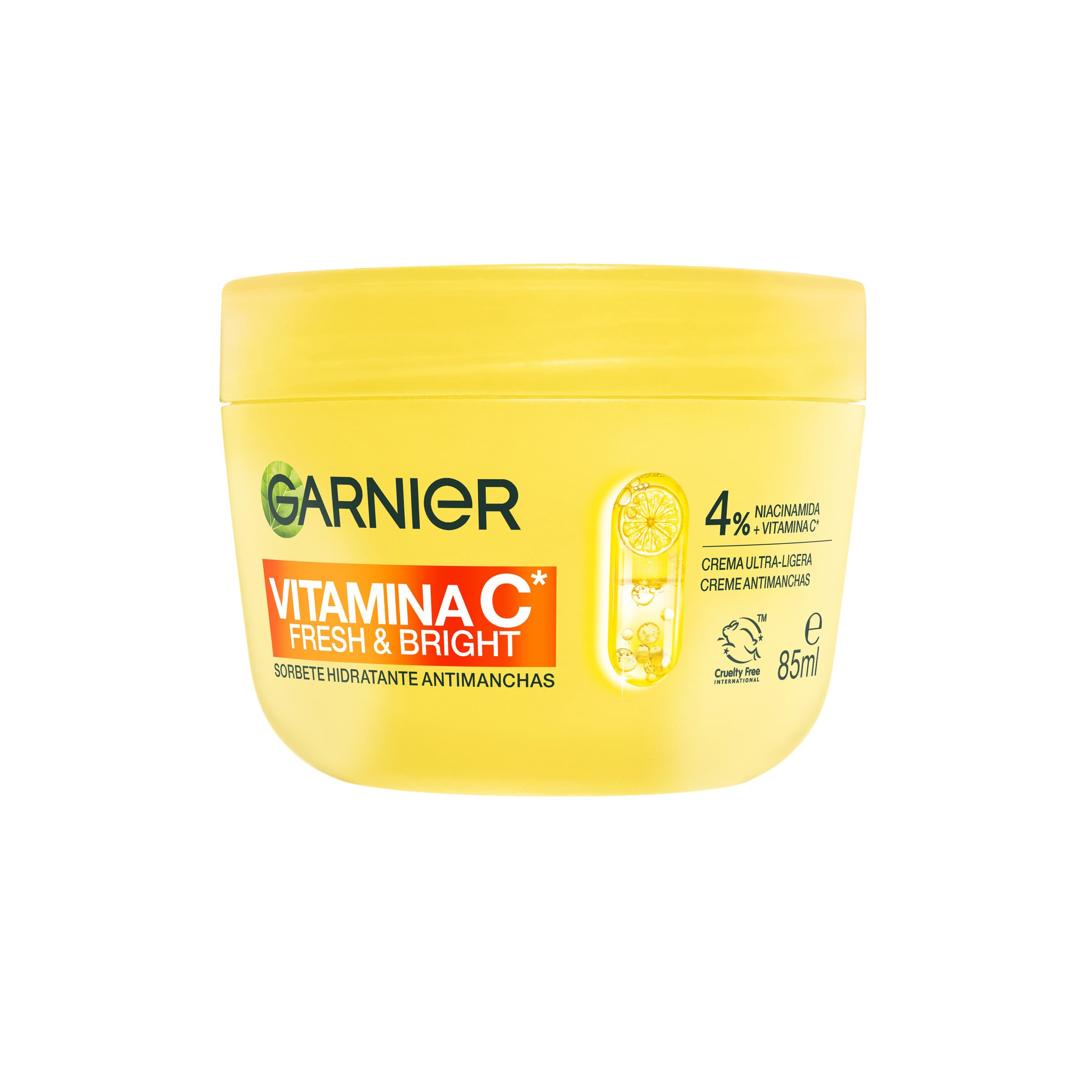 Garnier
Vitamina C Fresh & Bright Sorbete Hidratante Antimanchas