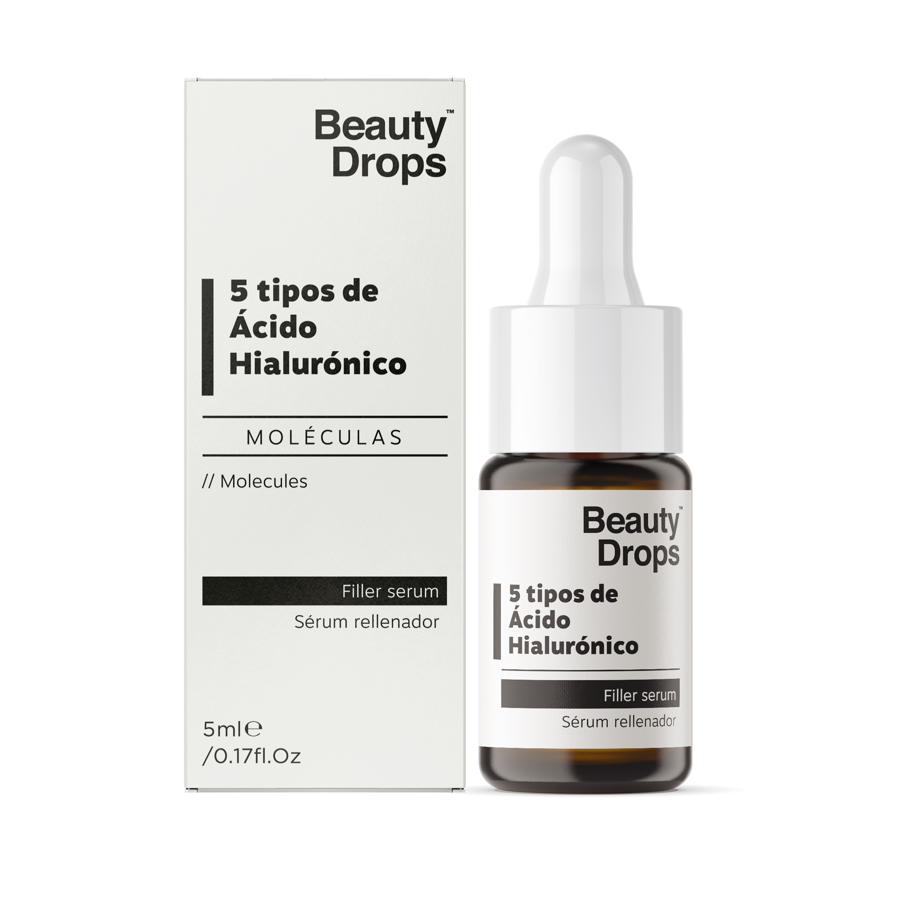 Beauty Drops
sérum Rellenador 5 Tipos de Ácido Hialurónico - Image 1