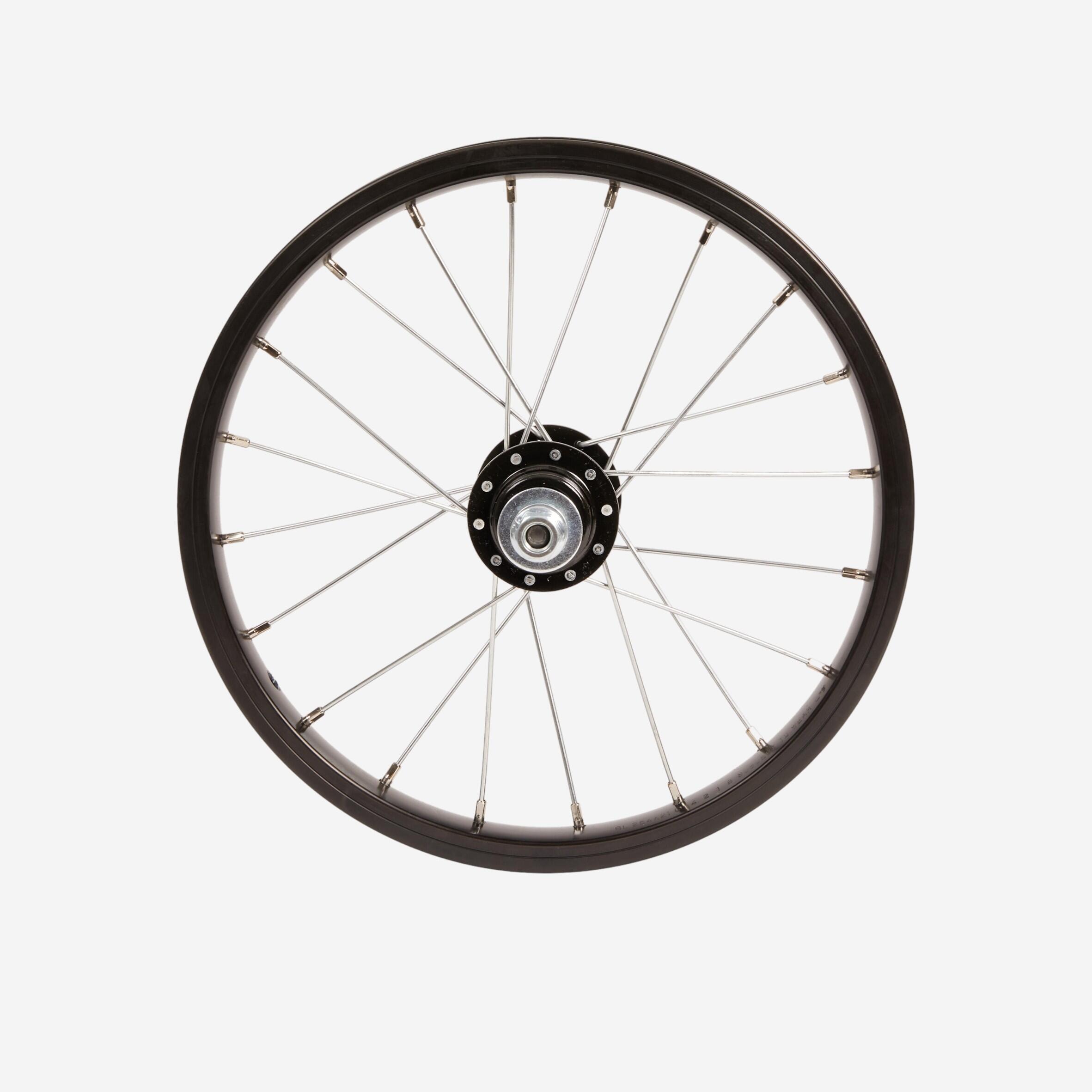 Roue vélo enfant 14 pouces arrière roue libre frein tambour/vrake noir - Image 1