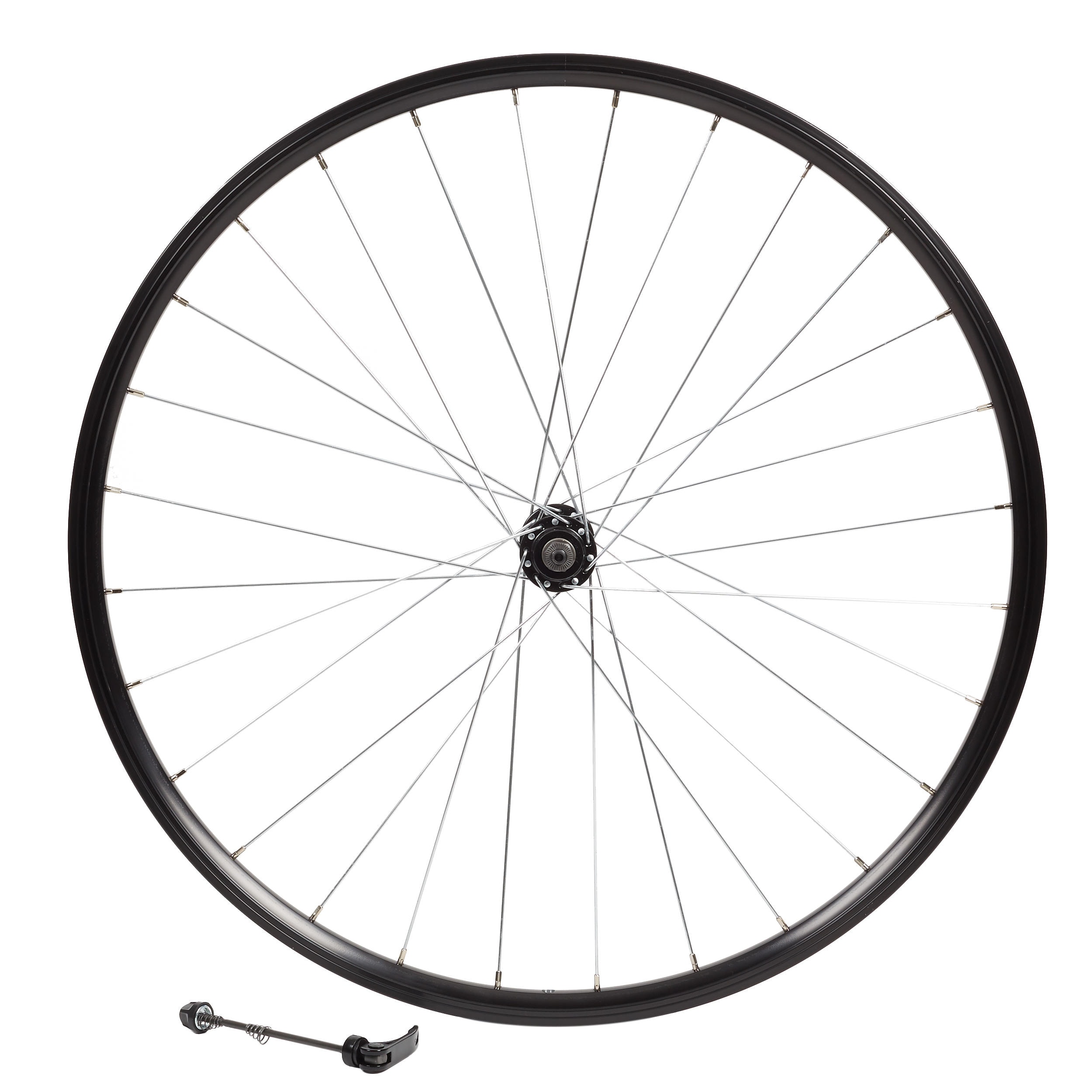 ROUE VTT AVANT 27.5X19C DOUBLE PAROI FREINAGE V-BRAKE ET QR - Image 1