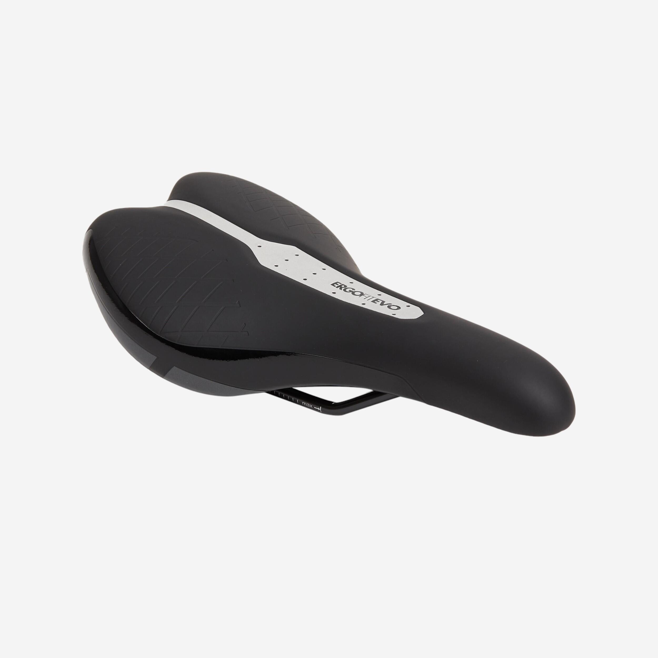 SELLE DE VELO VTT CONFORT 500 BLANCHE - Image 1