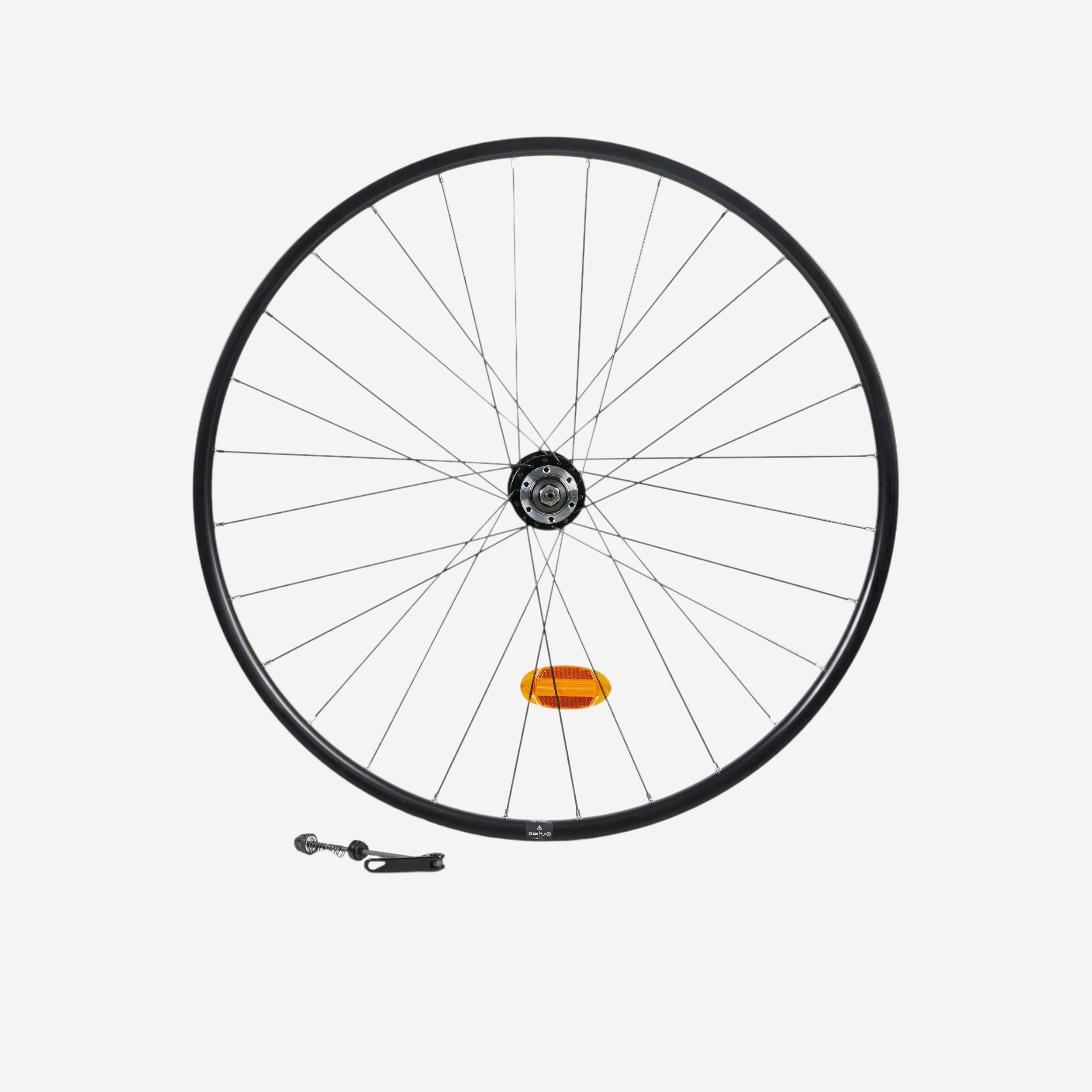 ROUE VTC 28" Avant Double paroi renforcée ,pour frein à disque,attache QR Noire - Image 1