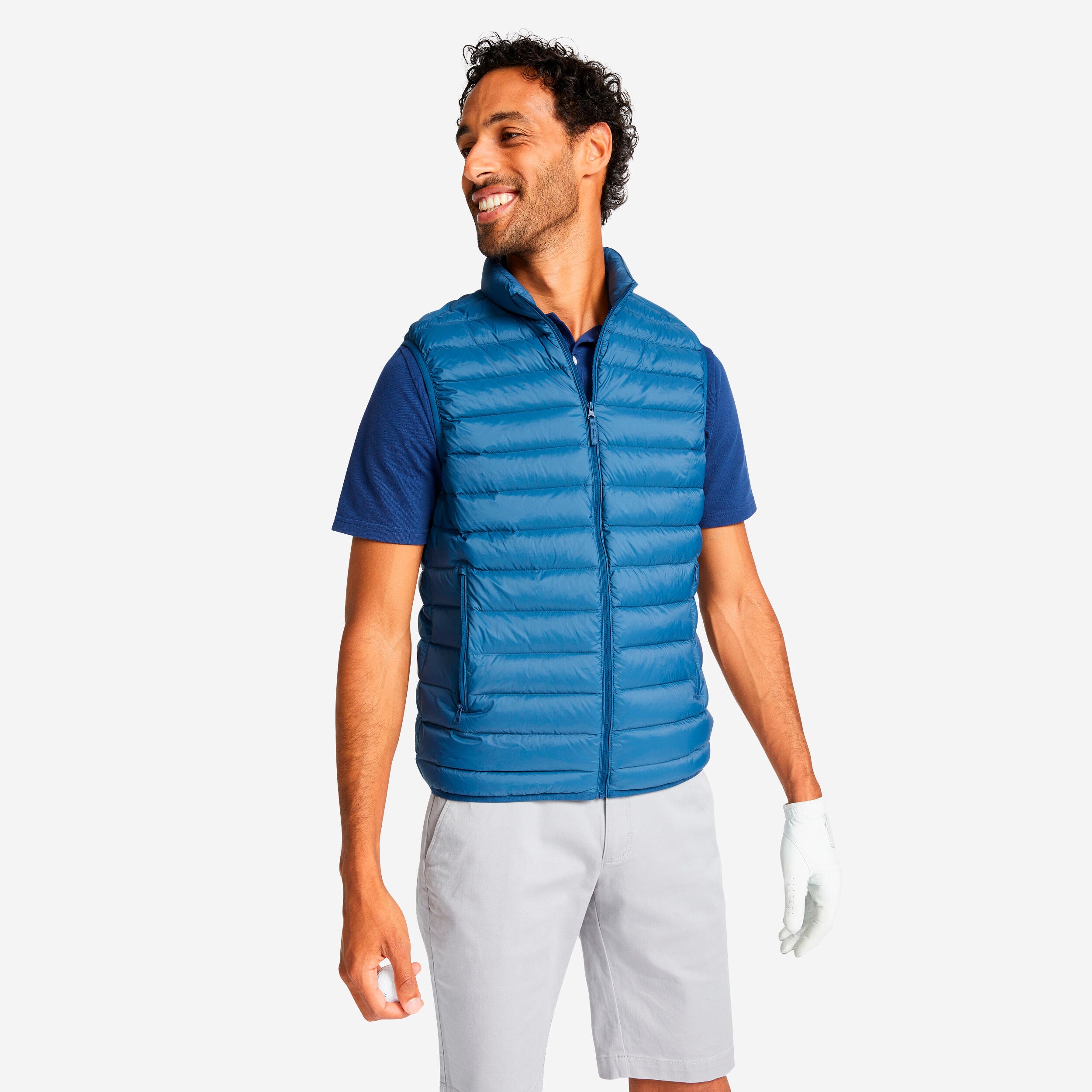 Doudoune golf duvet sans manches Homme - MW500 bleu - Image 1