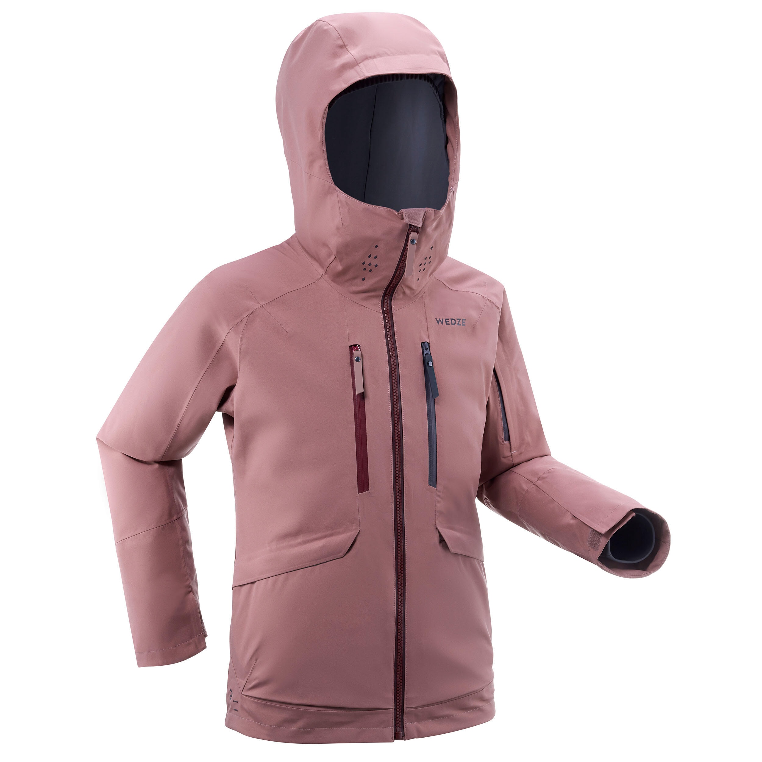 VESTE DE SKI TRÈS IMPERMÉABLE ET 3 EN 1 FILLE FR 900 - ROSE - Image 1