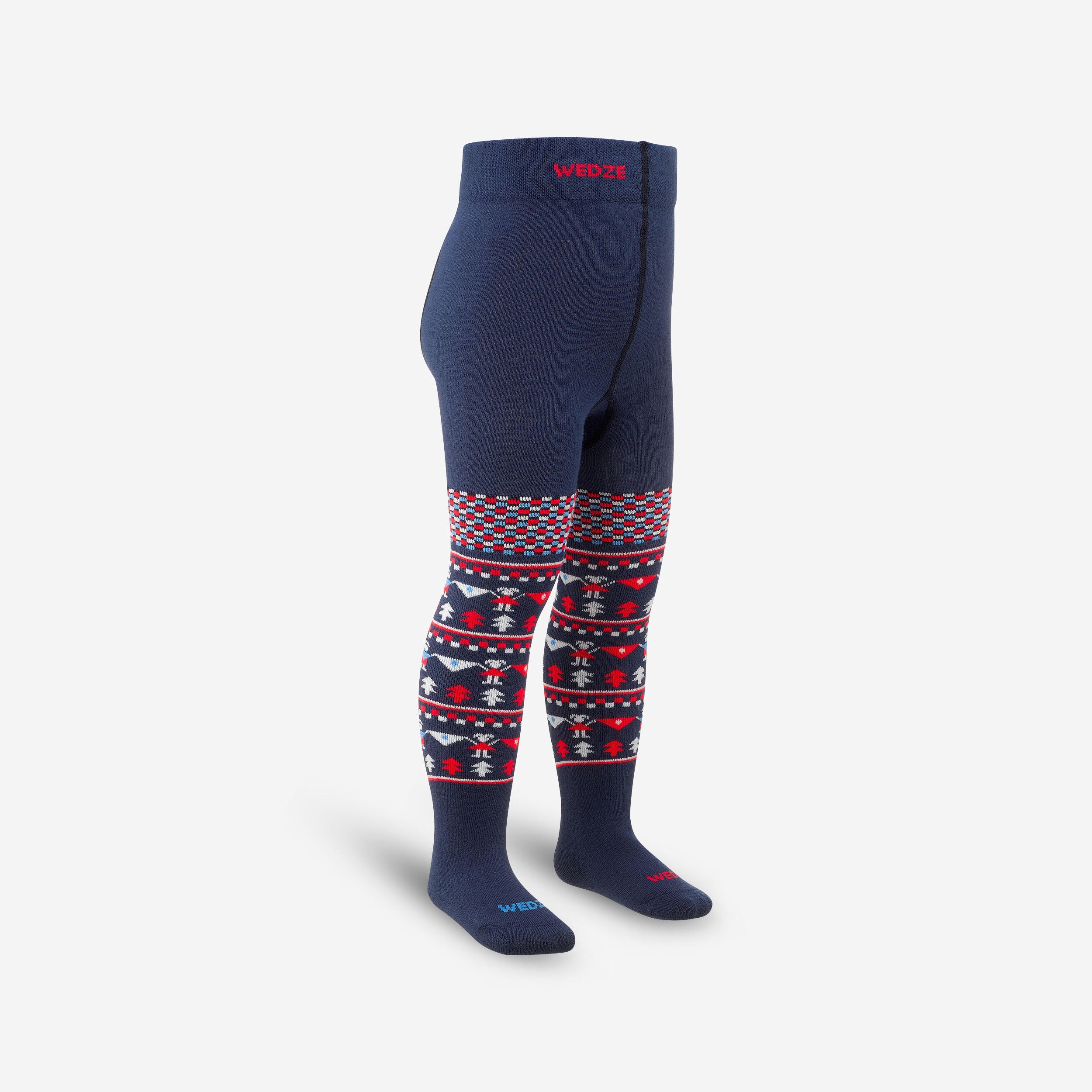 COLLANT - CHAUSSETTES DE SKI JUNIOR - BLEU - Image 1