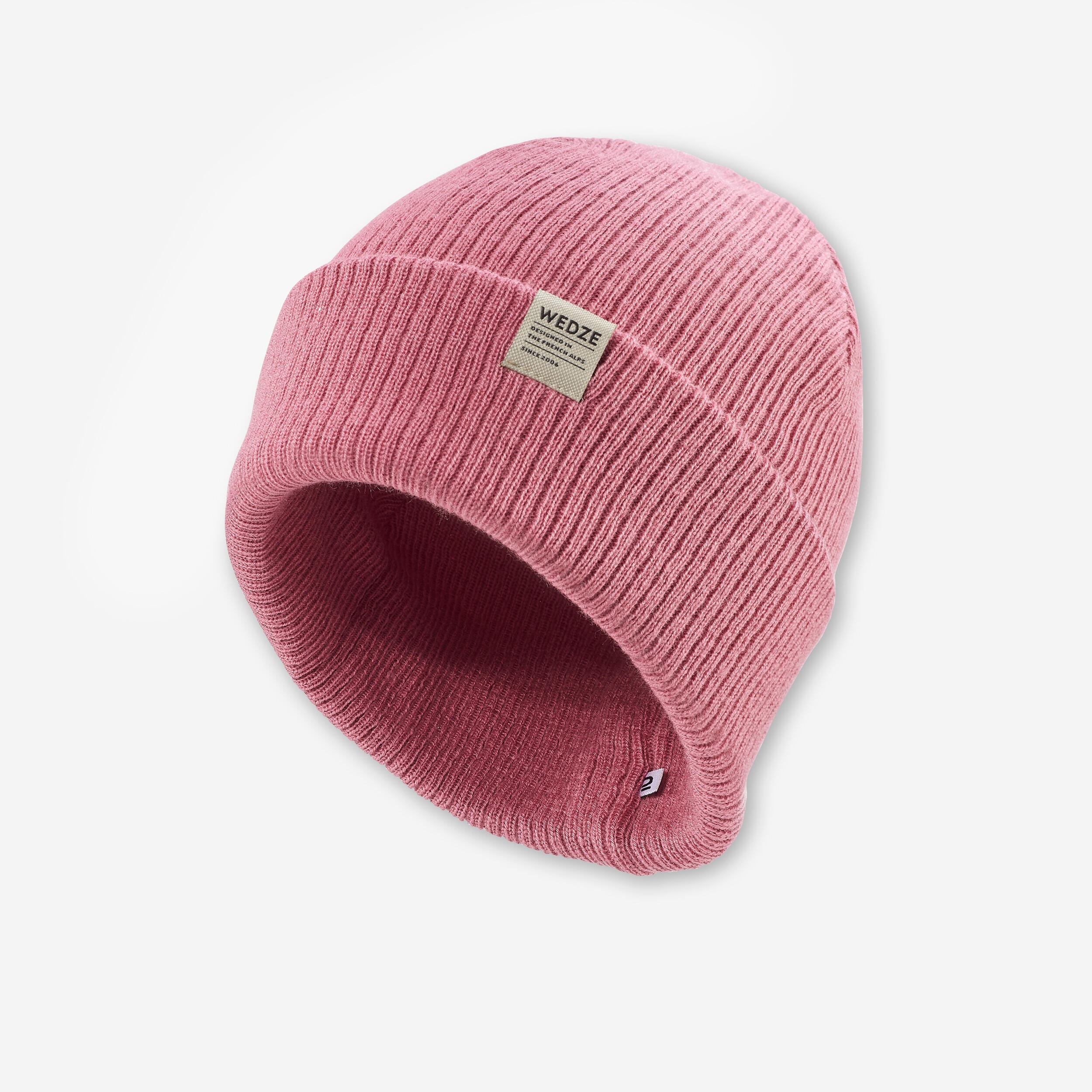 BONNET DE SKI ADULTE - FISHERMAN - ROSE CLAIR - Image 1