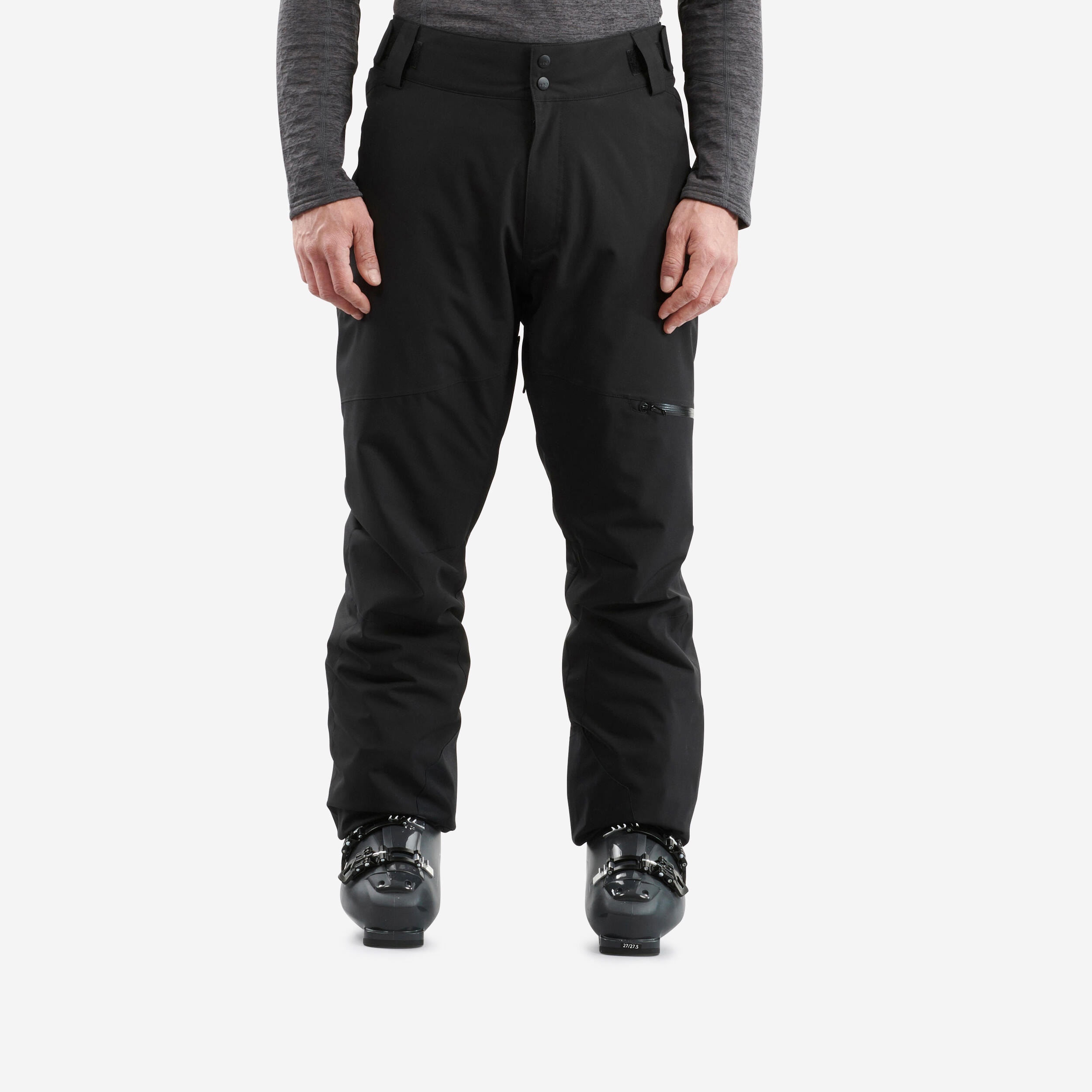Pantalon de ski et snowboard très chaud et respirant homme, 500 noir - Image 1