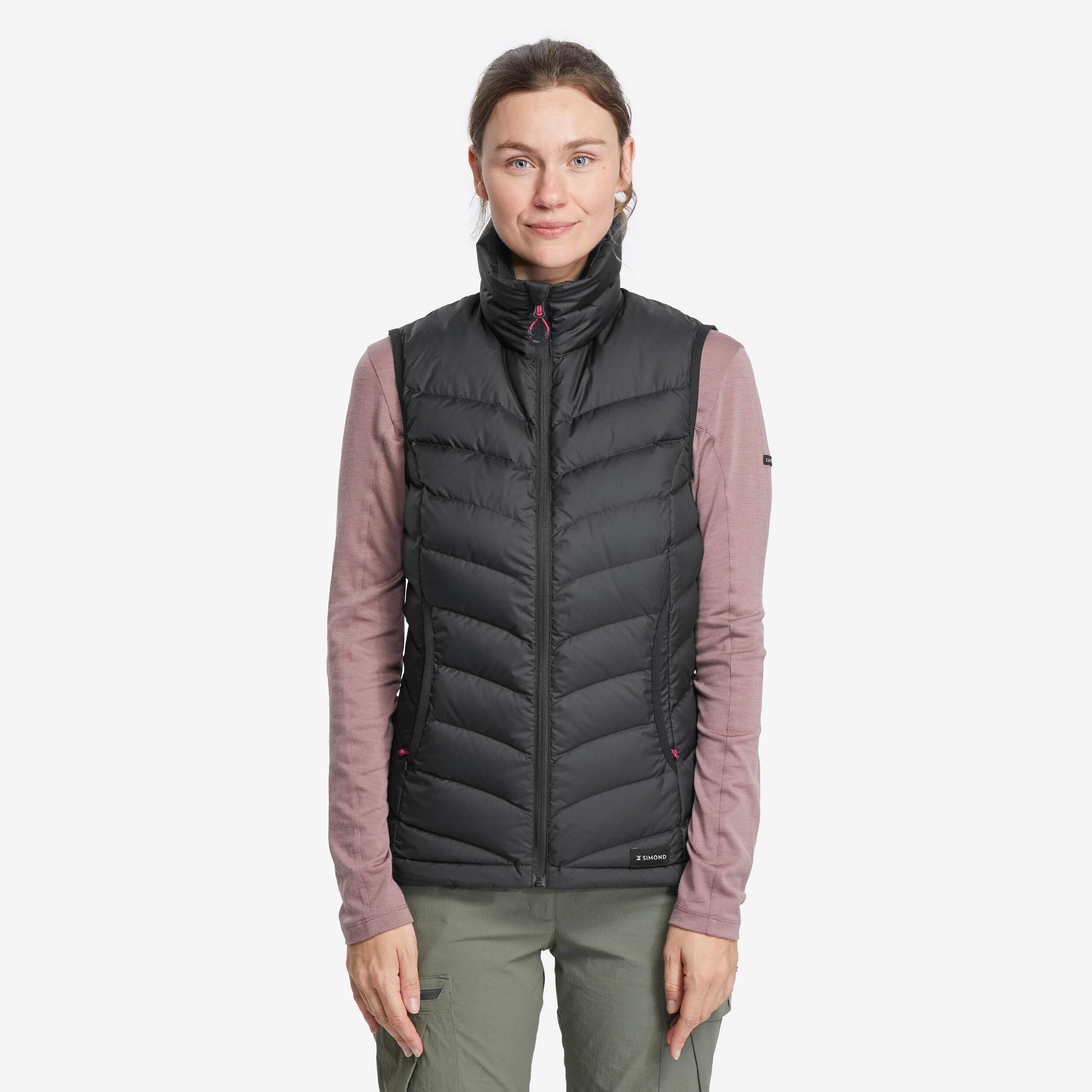 Doudoune sans manches en duvet de trek montagne - mt500 - femme - Image 1
