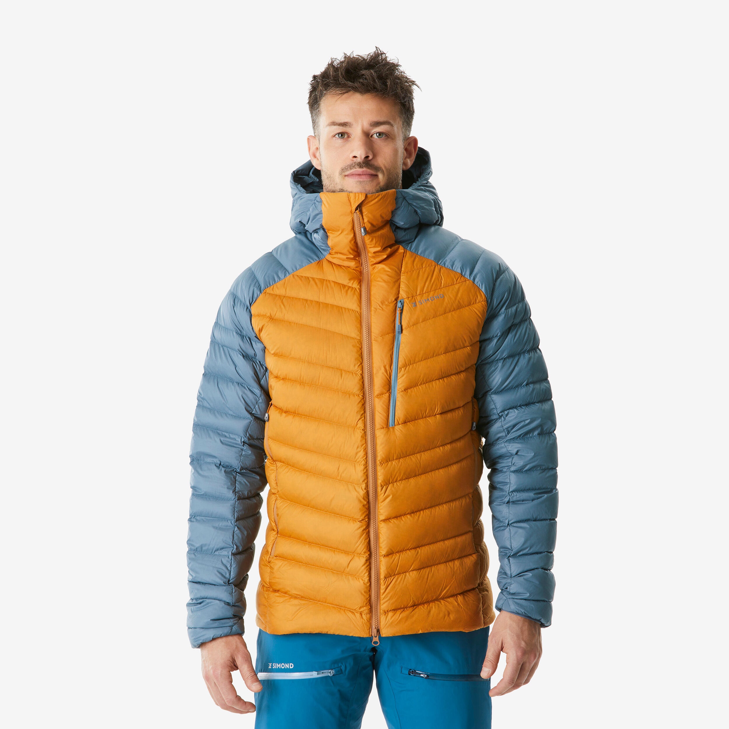 Doudoune duvet Alpinism Homme Ochre - Gris - Image 1
