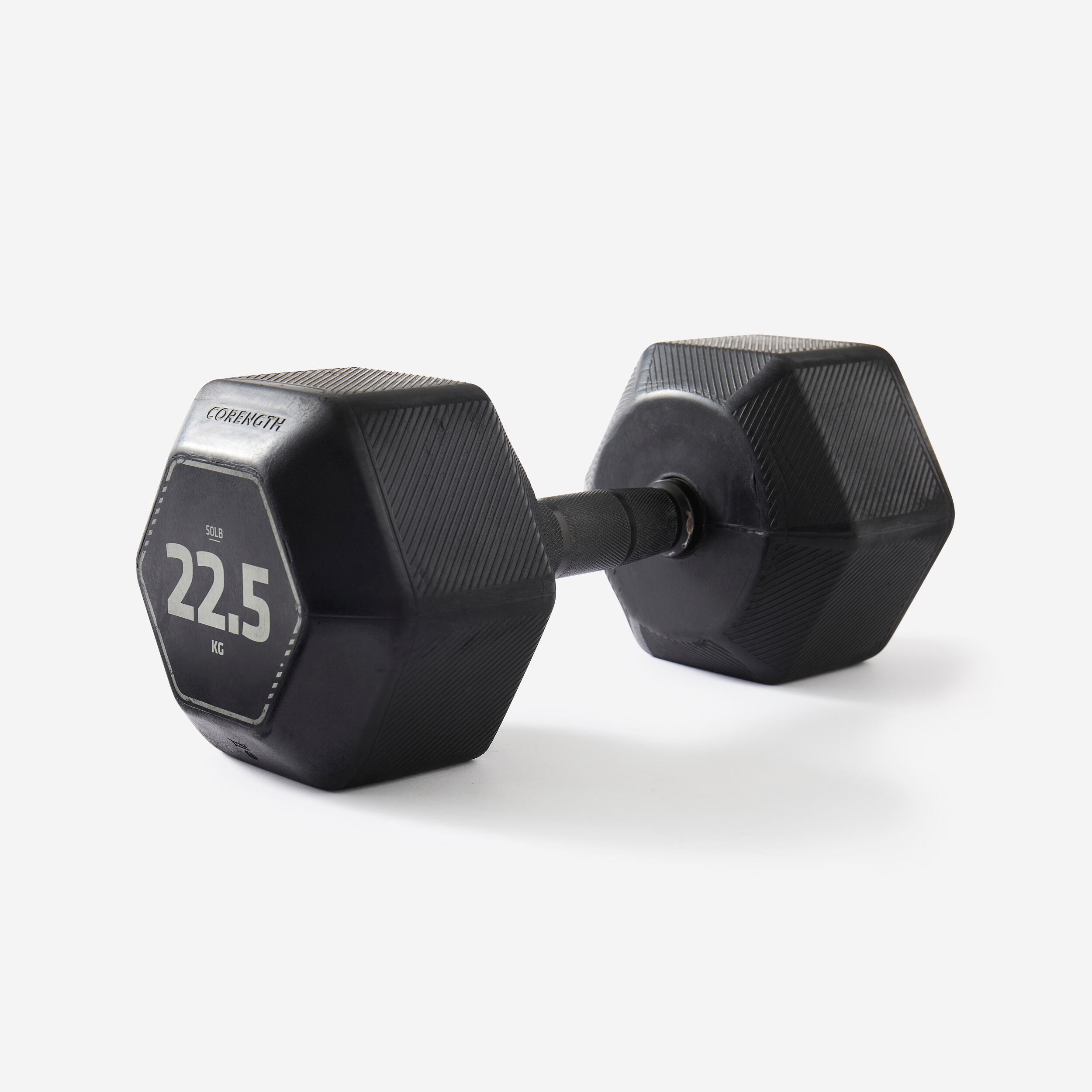 Haltère cross training et musculation 22,5 kg, composé à 80 % de fonte recyclée - Image 1