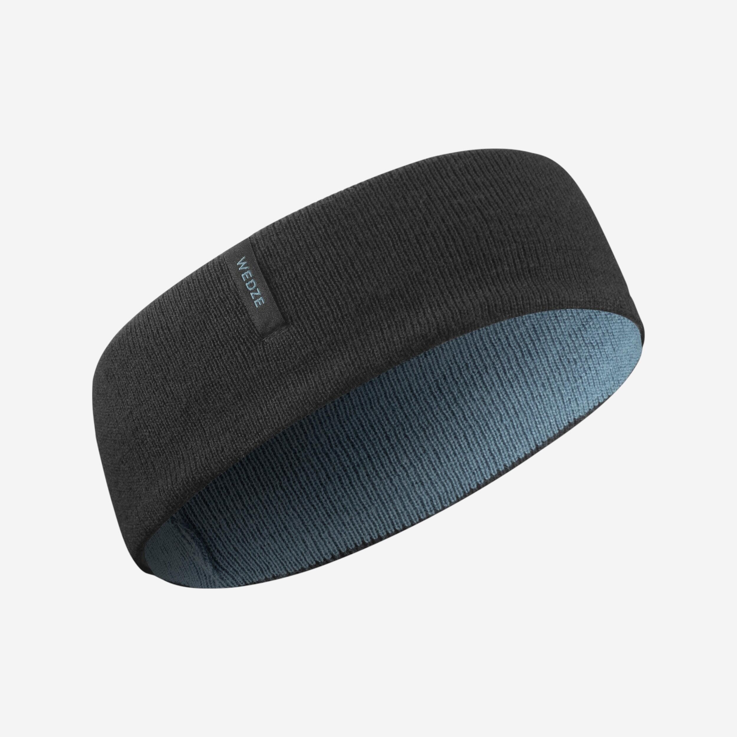 BANDEAU DE SKI ENFANT - REVERSE GRIS ET NOIR - Image 1