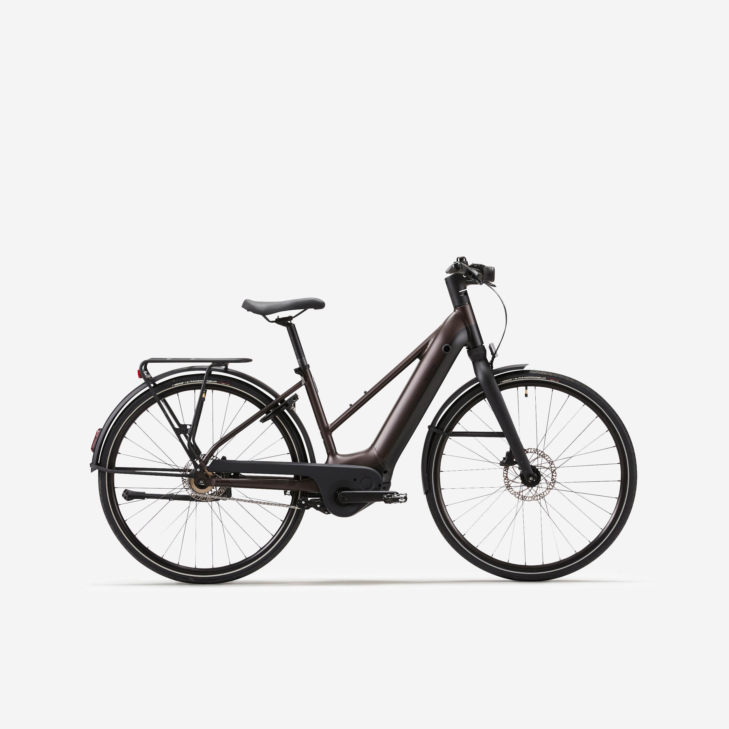 Velo ville electrique a moteur automatique owuru cadre bas ld 920 e - Image 1